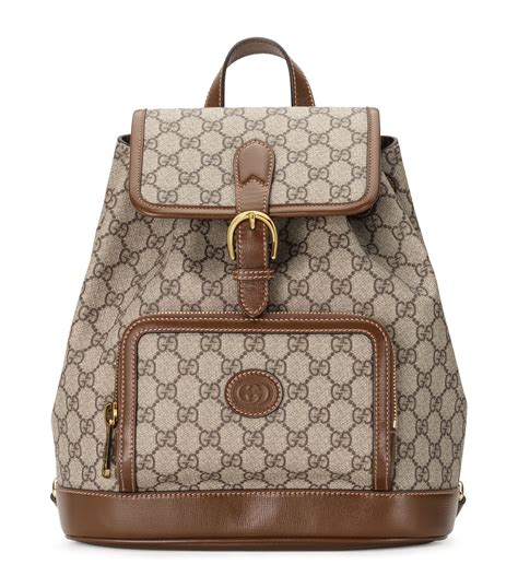 gucci monogram backpack